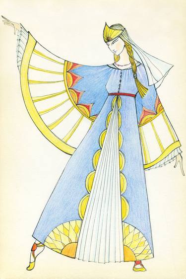 Original Conceptual Fashion Drawings by Nadya Solovyova