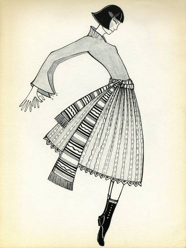 Print of Fashion Drawings by Nadya Solovyova