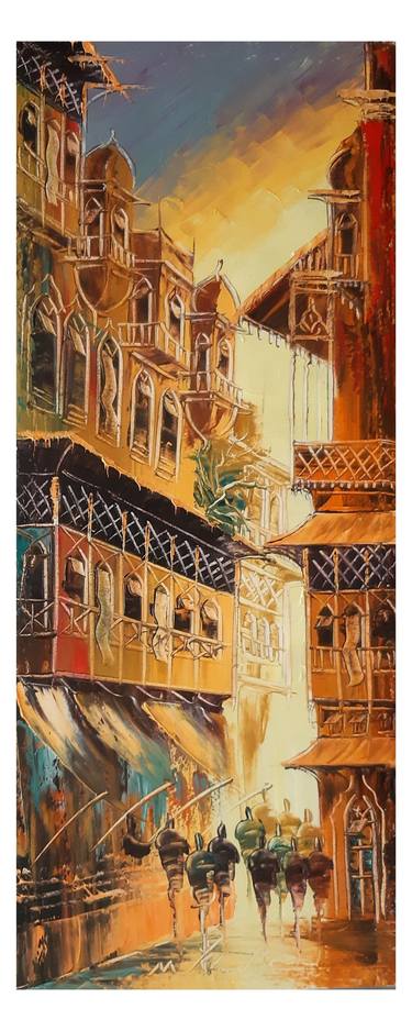 Print of Cities Paintings by Mirza Khalid