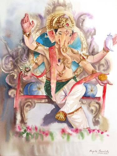 Original Fine Art Religious Paintings by Deepika Ramshetty