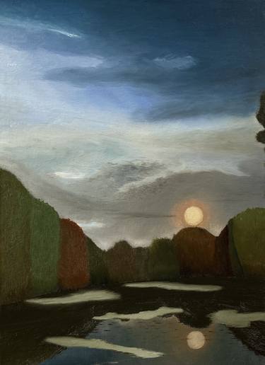 Original Impressionism Landscape Paintings by Karel Ingelaere