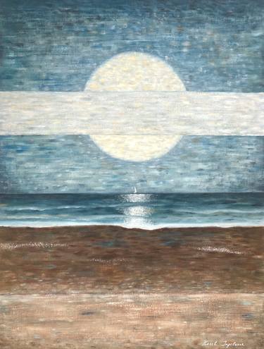 Original Impressionism Seascape Paintings by Karel Ingelaere