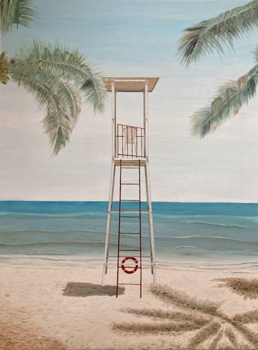 Original Pop Art Seascape Paintings by Karel Ingelaere