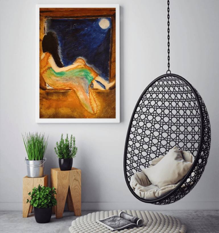 Original Expressionism Love Painting by Saniya Jilani