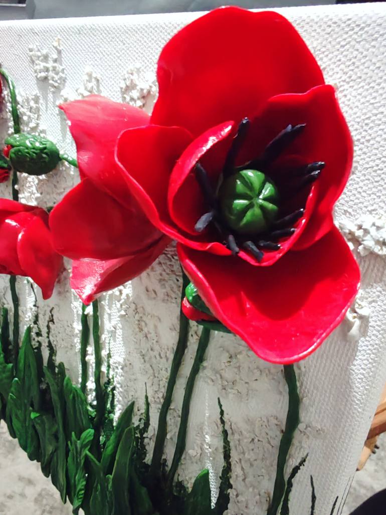 Original Abstract Expressionism Abstract Mixed Media by Esen Susuz Terzi