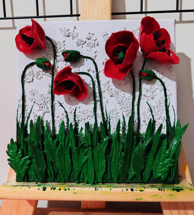 Original Abstract Expressionism Abstract Mixed Media by Esen Susuz Terzi