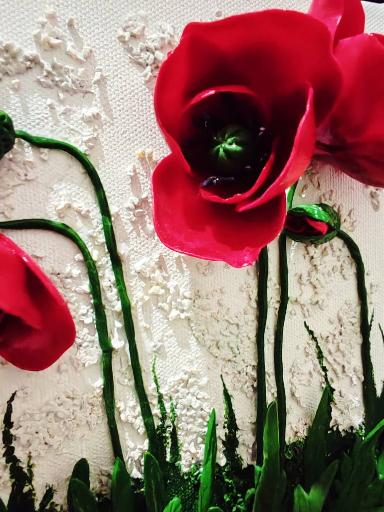 Original Abstract Expressionism Abstract Mixed Media by Esen Susuz Terzi