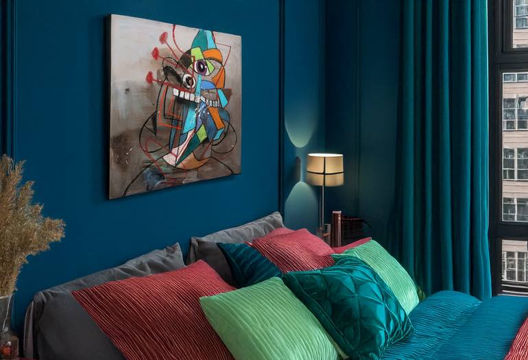 Original Abstract Expressionism Abstract Painting by Roy Fabry