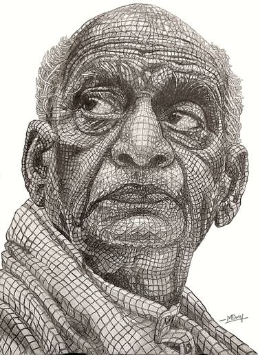 Original Portraiture Portrait Drawings by Durga Rao Miriyala