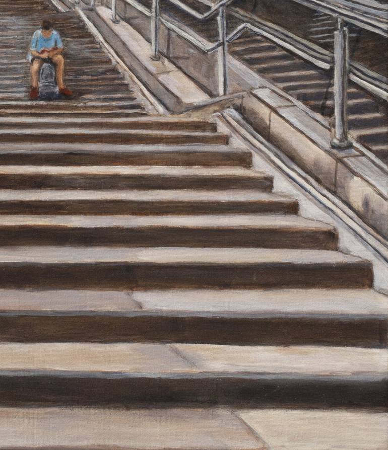Original Contemporary Architecture Painting by AméRico De Carvalho E Sousa