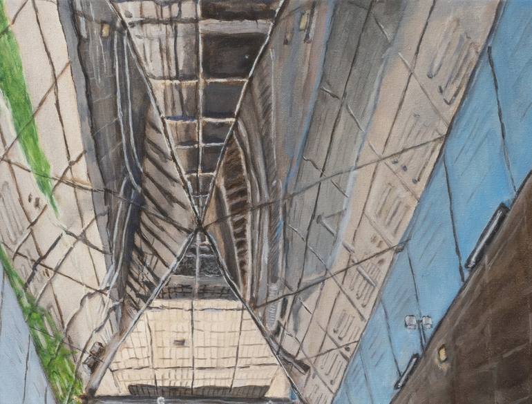 Original Contemporary Architecture Painting by AméRico De Carvalho E Sousa
