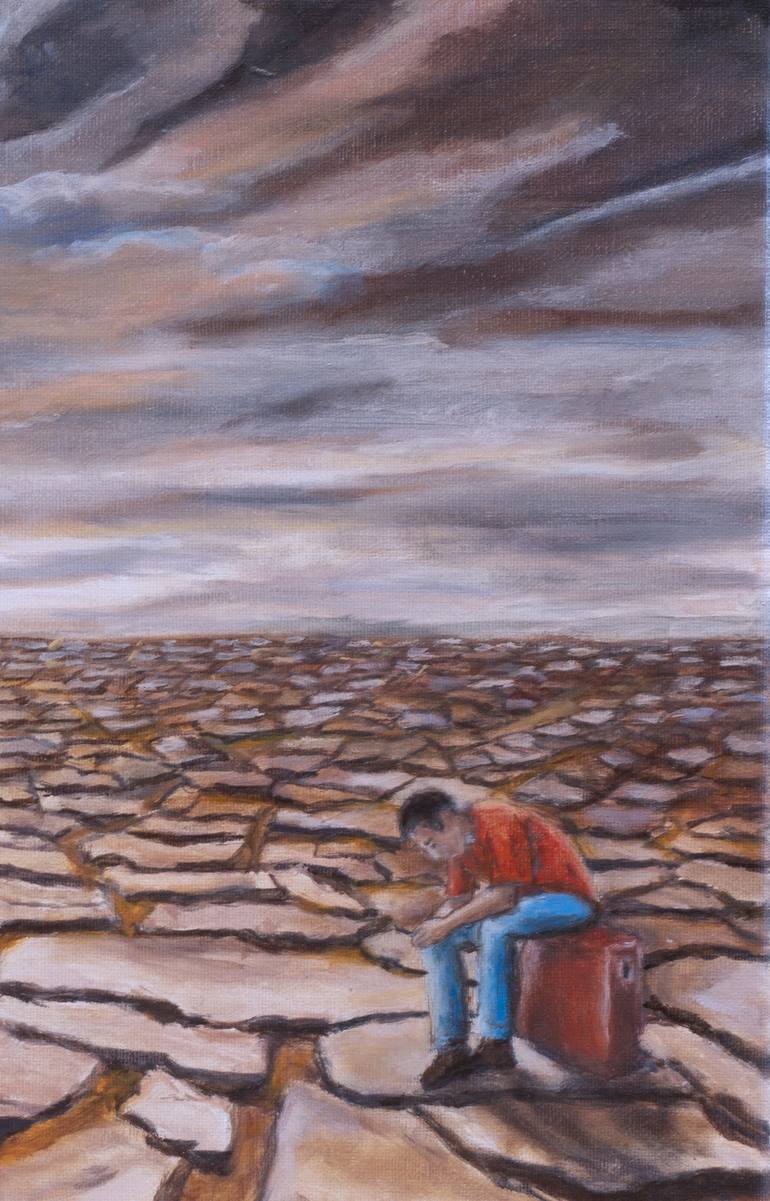 Original Expressionism Nature Painting by Américo De Carvalho E Sousa