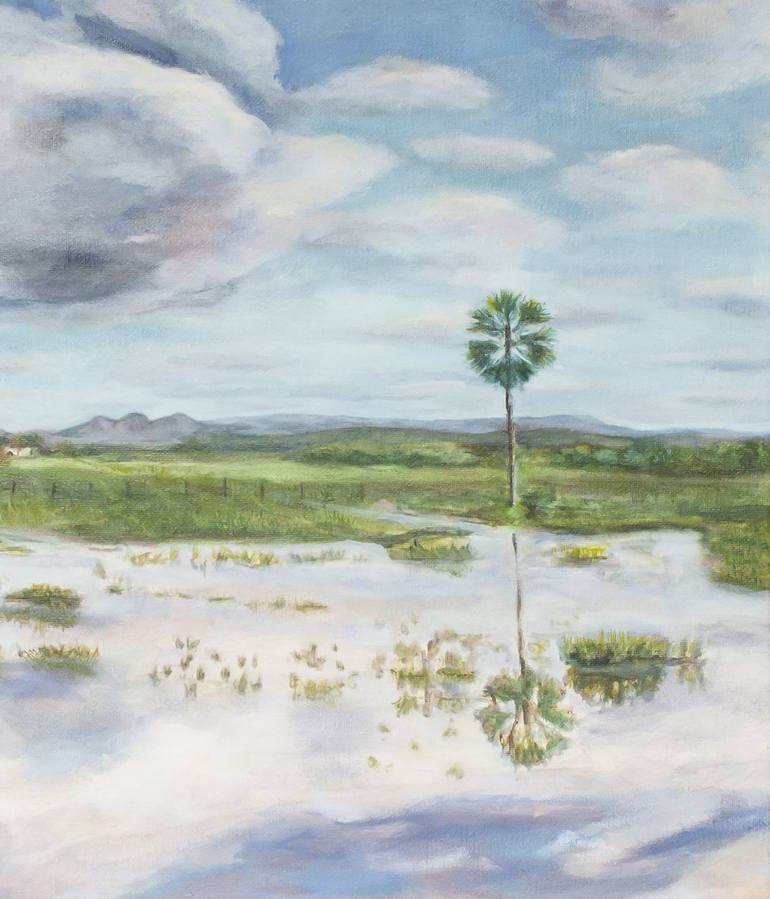 Original Landscape Painting by Américo de Carvalho e Sousa