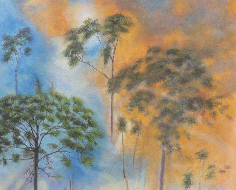 Original Realism Tree Painting by Américo de Carvalho e Sousa