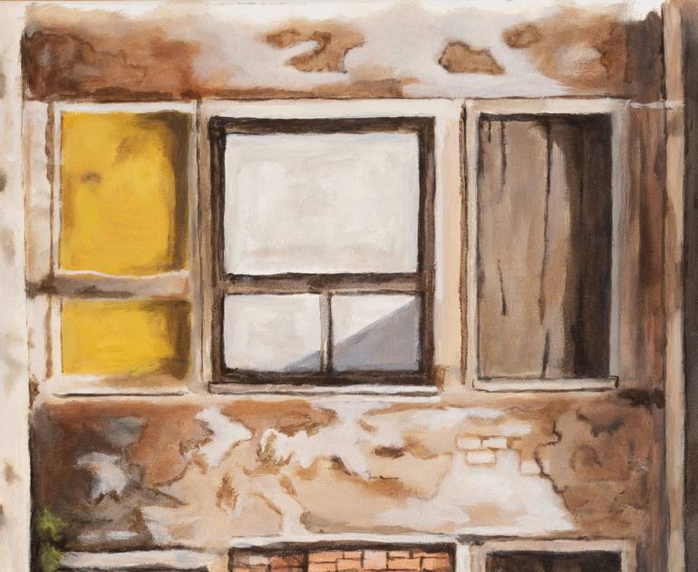 Original Conceptual Time Painting by Américo De Carvalho E Sousa