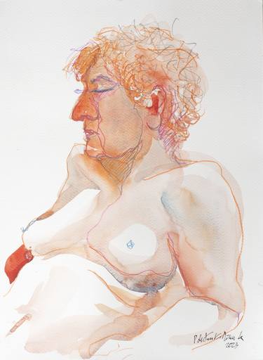 Original Figurative Women Paintings by De Font-Reaulx Patrick