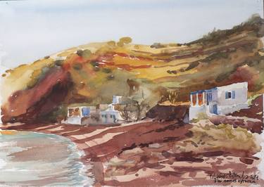 Firi Amos Beach in Kythira, cyclades, Greece thumb