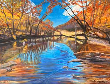 Original Impressionism Landscape Paintings by Gwen Cates