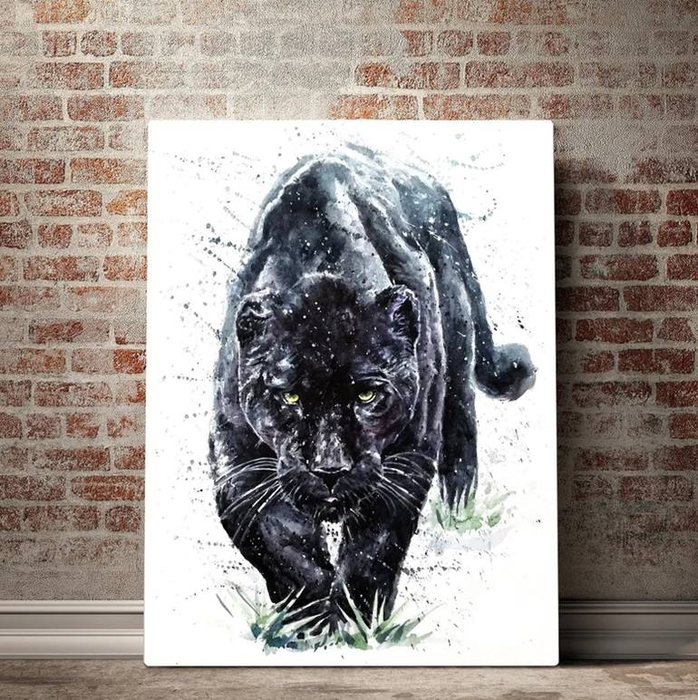Original Abstract Animal Drawing by Konstantin Kalinin