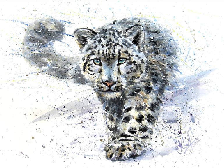Leopard Watercolor 