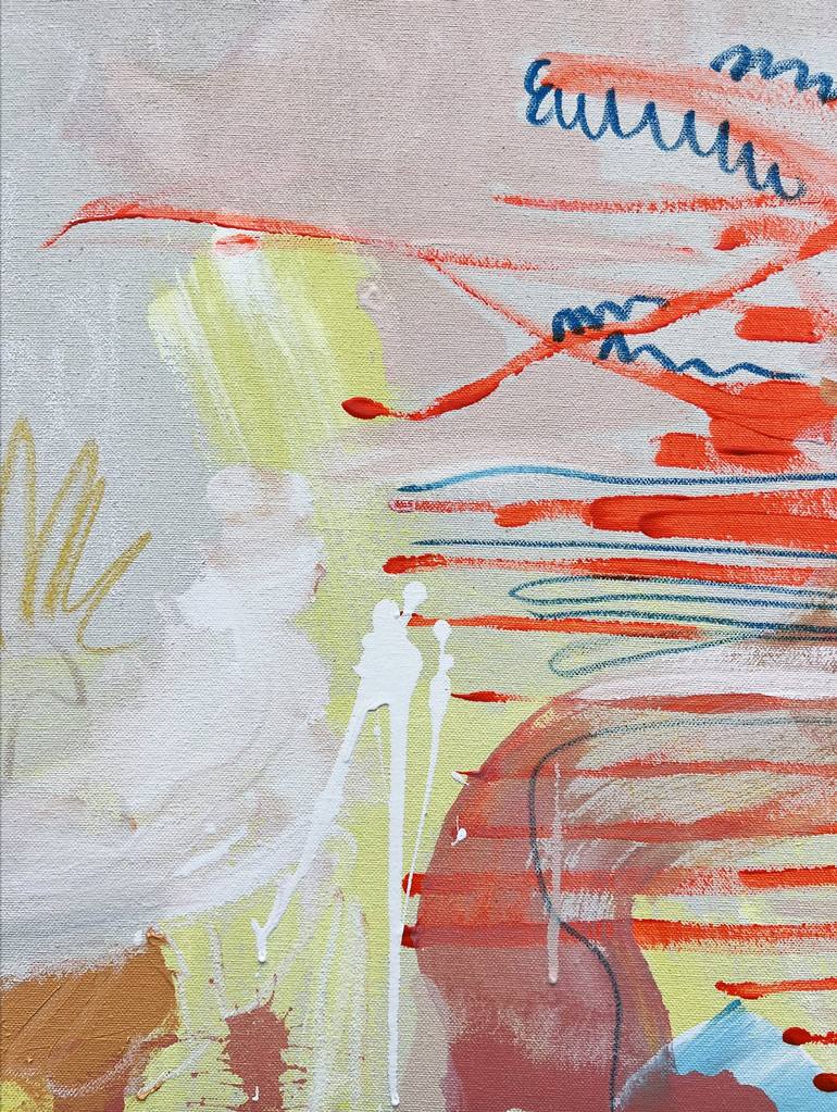 Original Abstract Expressionism Abstract Painting by Tania Lacaria