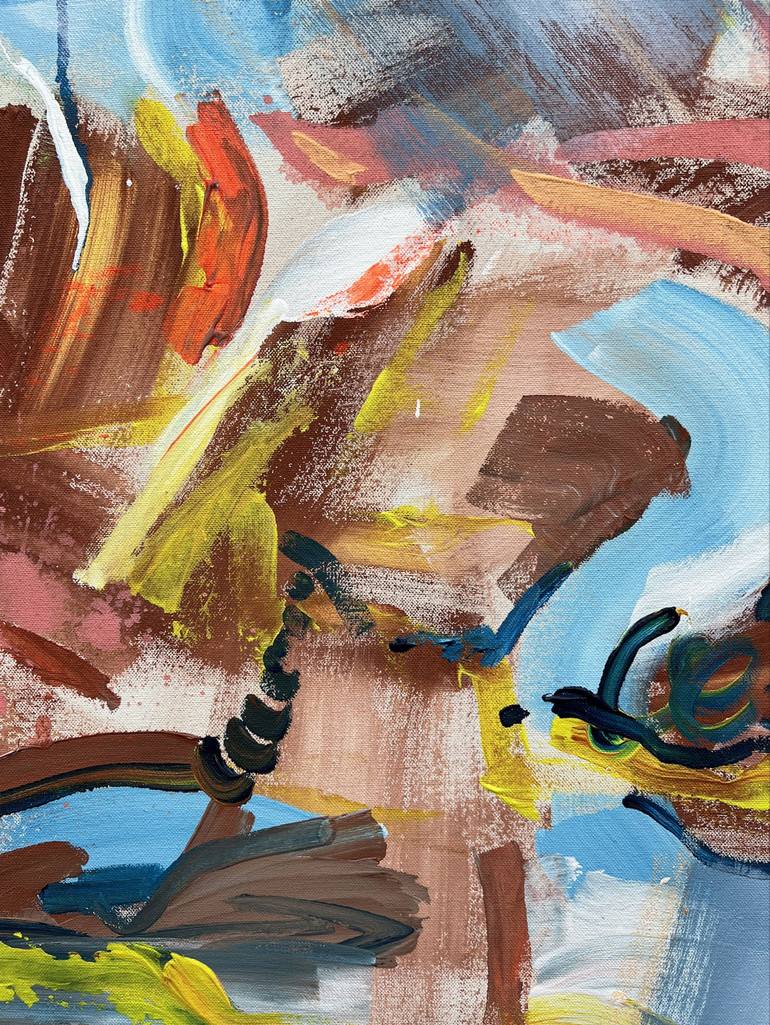 Original Abstract Expressionism Abstract Painting by Tania Lacaria