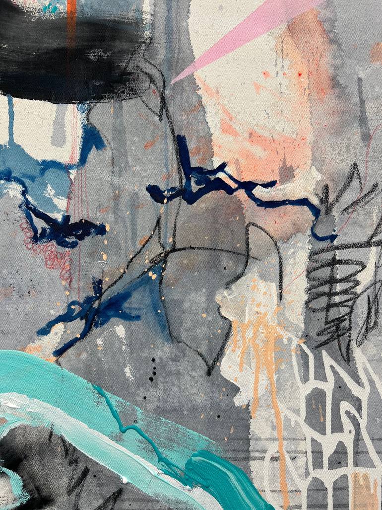 Original Abstract Expressionism Abstract Painting by Tania Lacaria