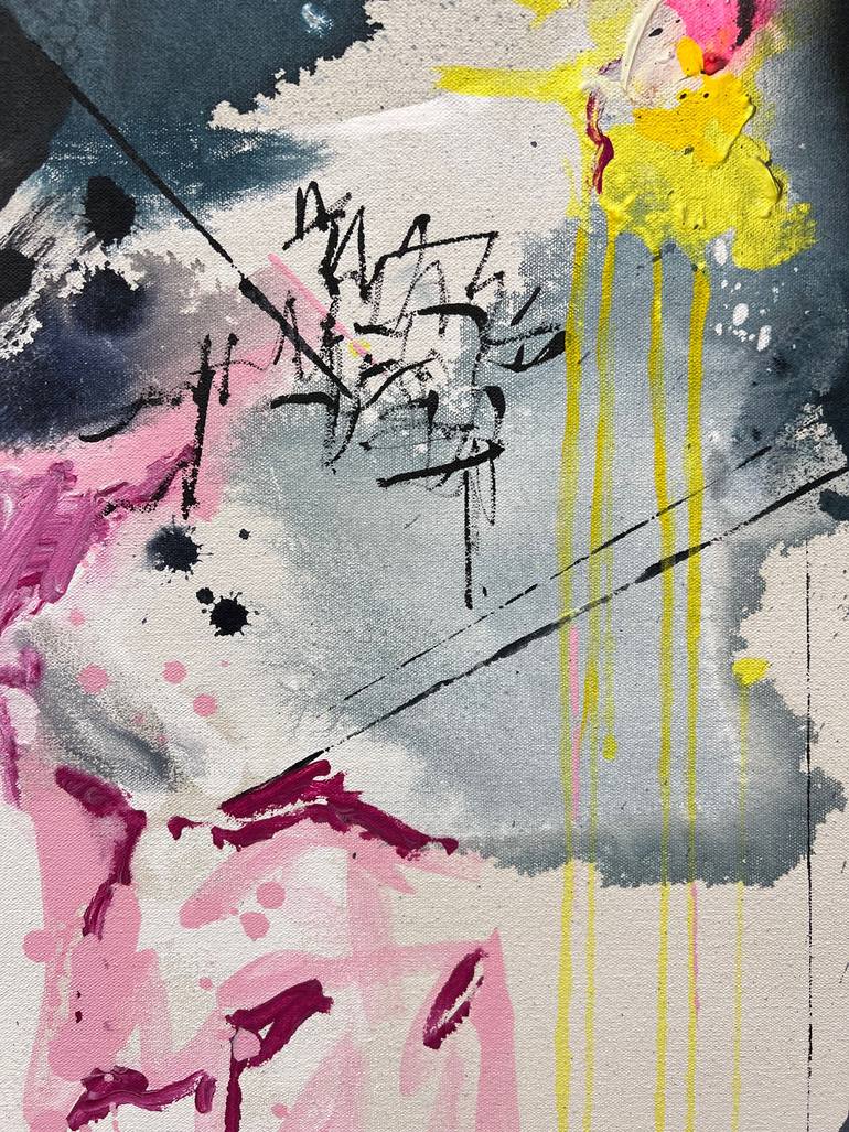 Original Abstract Expressionism Abstract Painting by Tania Lacaria