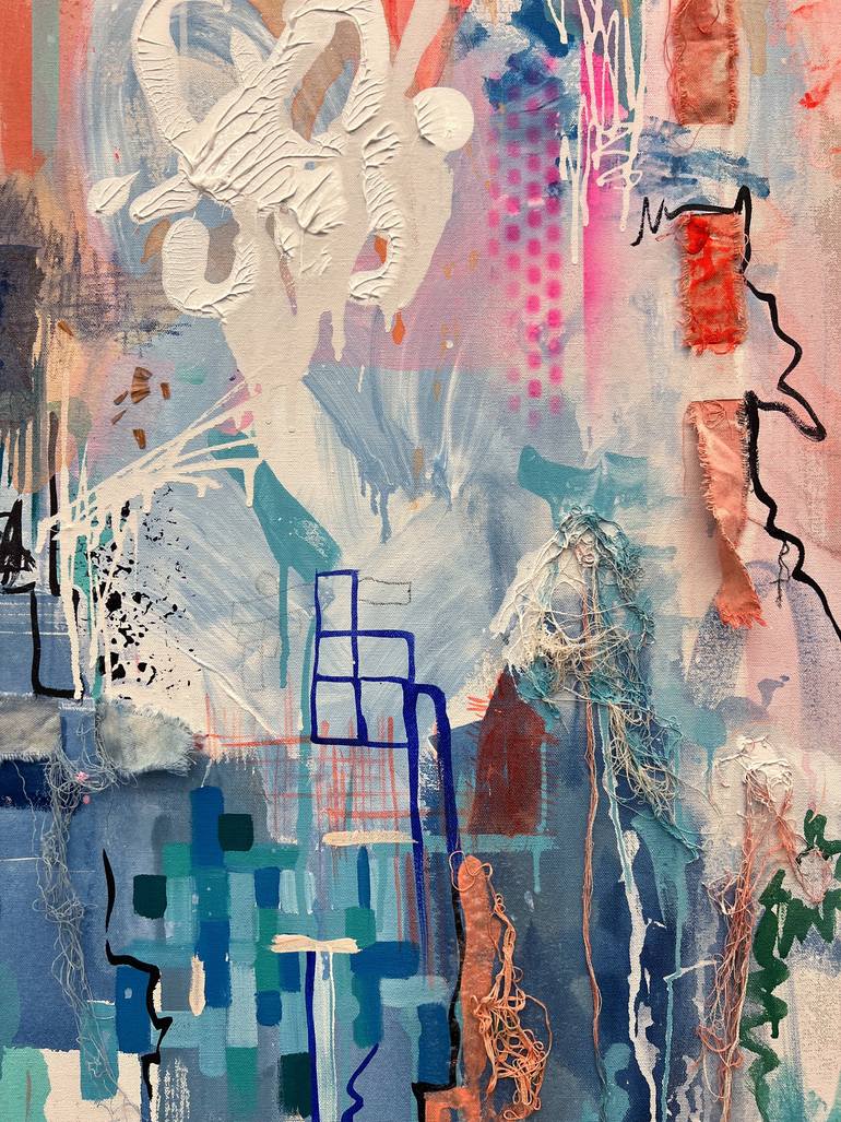 Original Abstract Expressionism Abstract Painting by Tania Lacaria