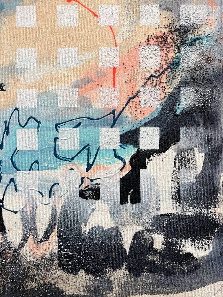 Original Abstract Expressionism Abstract Painting by Tania Lacaria