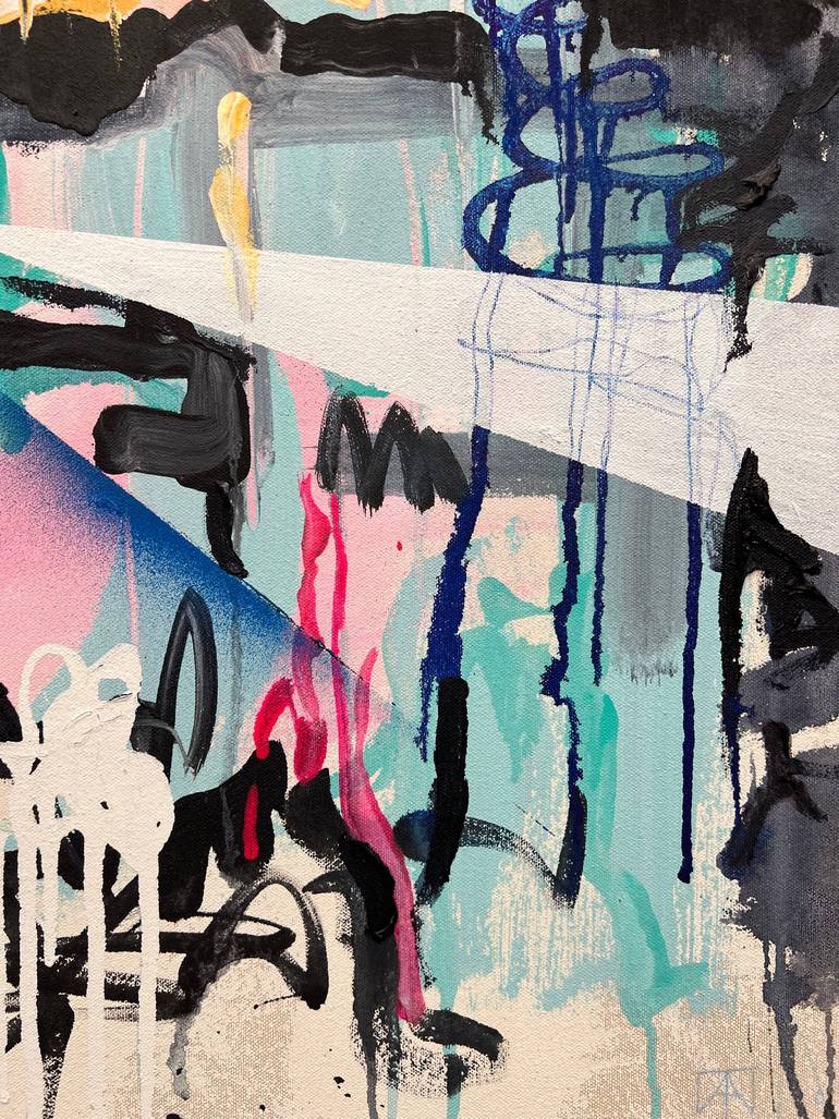 Original Abstract Expressionism Abstract Painting by Tania Lacaria