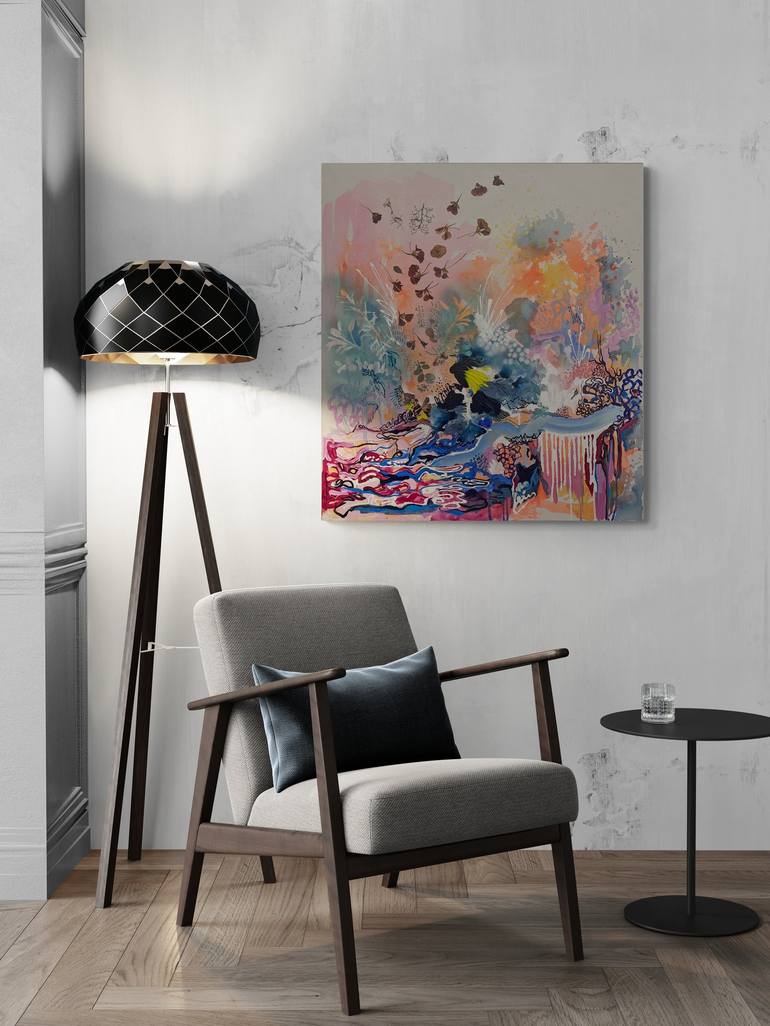 Original Conceptual Abstract Painting by Tania LaCaria