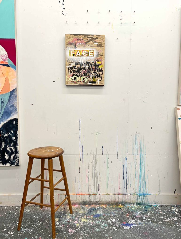 Original Street Art Abstract Painting by Tania Lacaria