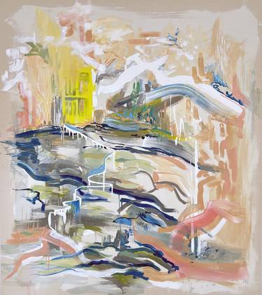 Original Abstract Expressionism Abstract Paintings by Tania Lacaria