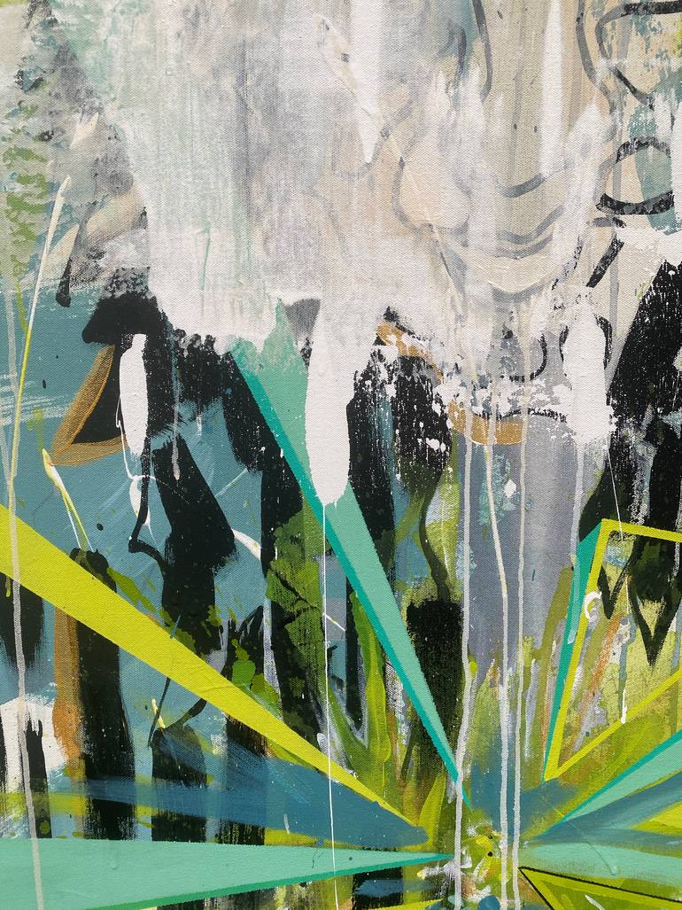Original Abstract Expressionism Abstract Painting by Tania Lacaria
