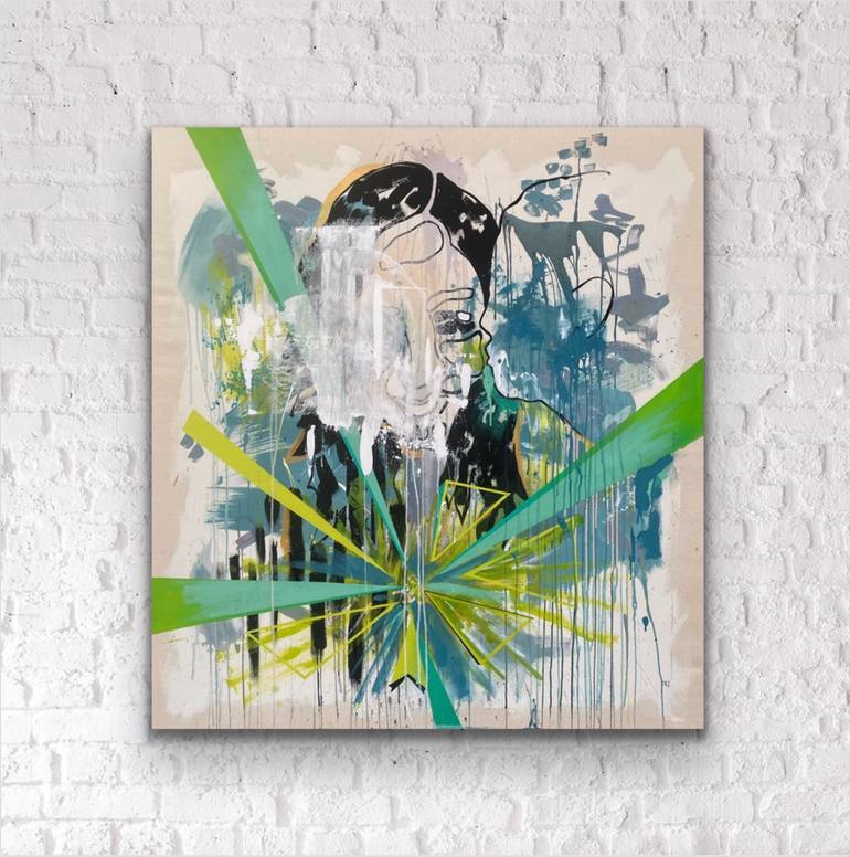 Original Abstract Expressionism Abstract Painting by Tania Lacaria