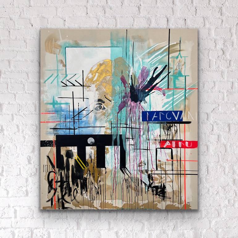 Original Abstract Expressionism Abstract Painting by Tania LaCaria