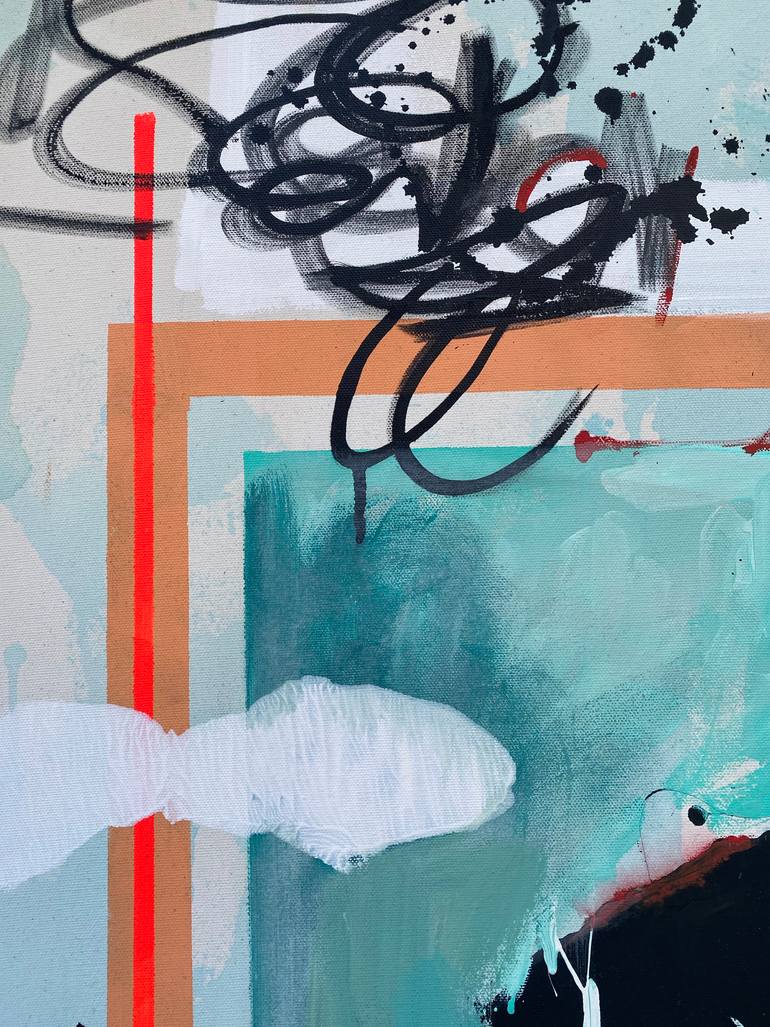 Original Abstract Expressionism Abstract Painting by Tania Lacaria