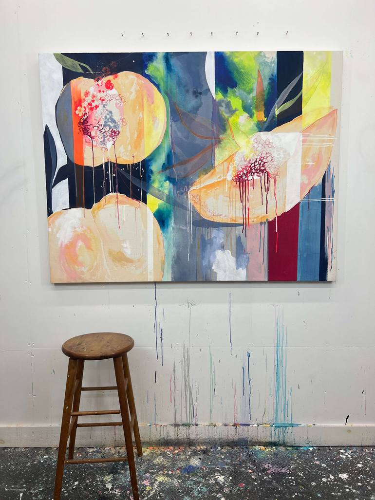 Original Abstract Food & Drink Painting by Tania Lacaria