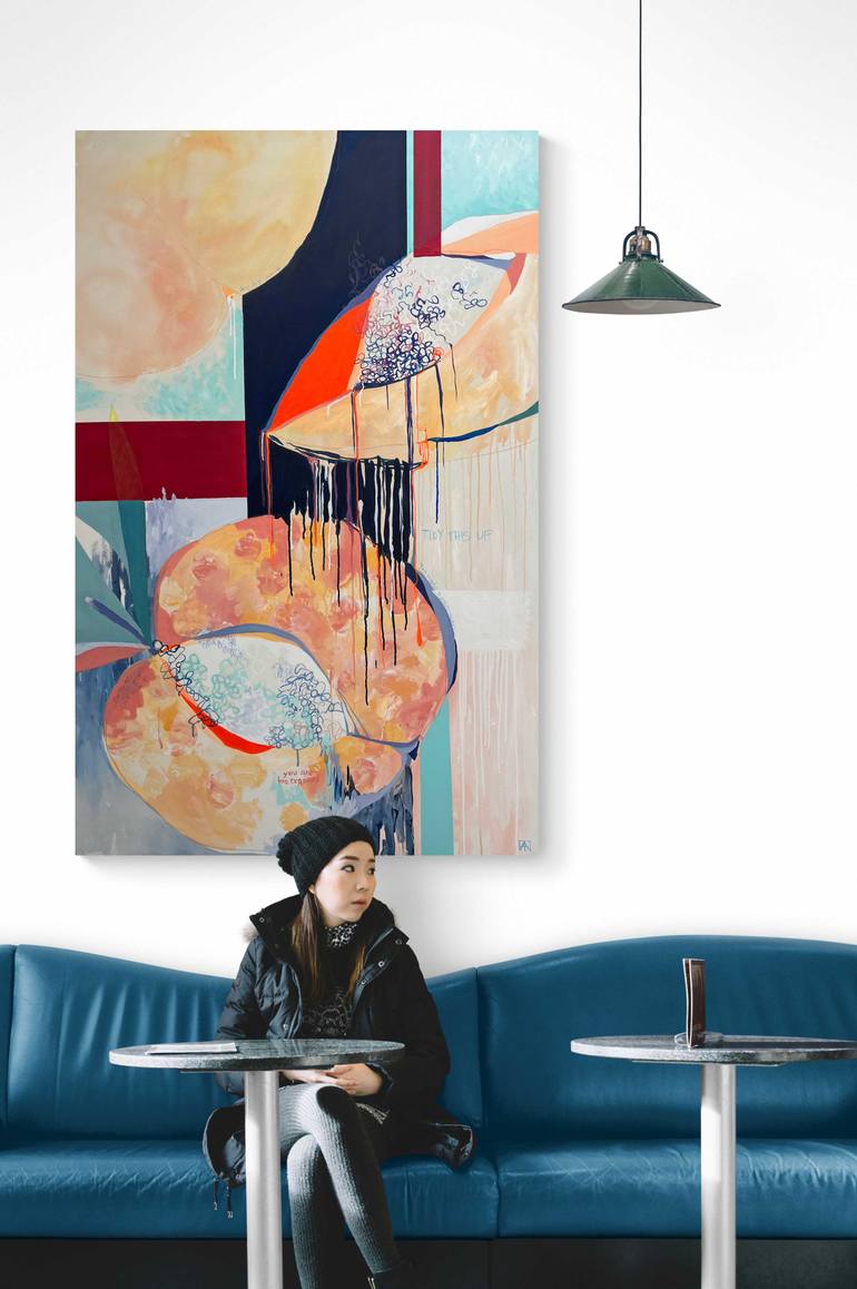 Original Abstract Food & Drink Painting by Tania Lacaria