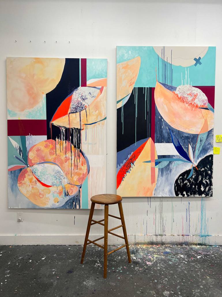 Original Abstract Food & Drink Painting by Tania Lacaria