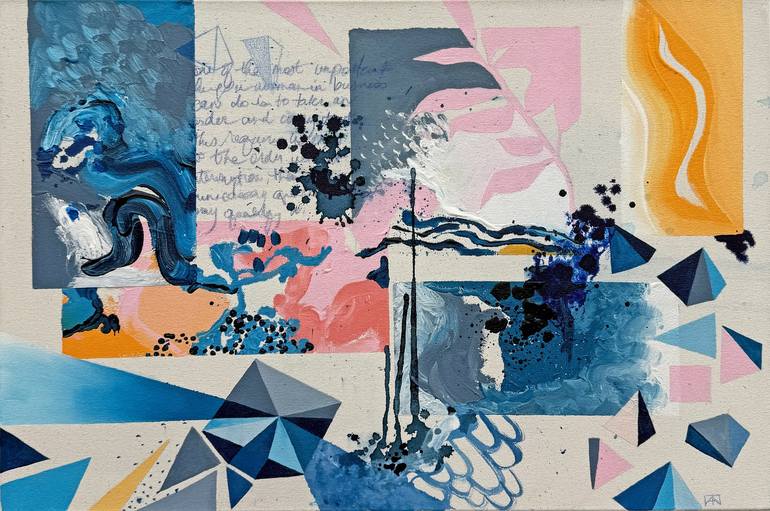 Original Conceptual Abstract Paintings by Tania Lacaria