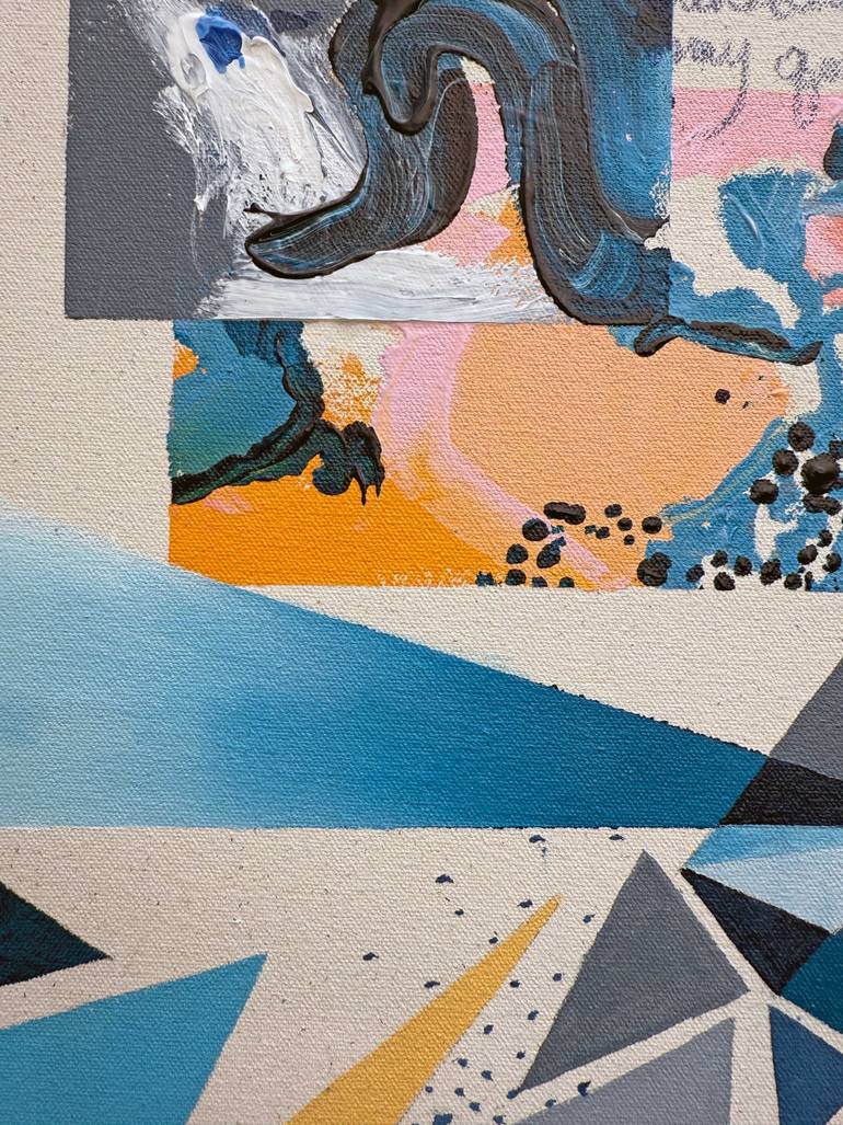 Original Conceptual Abstract Painting by Tania Lacaria