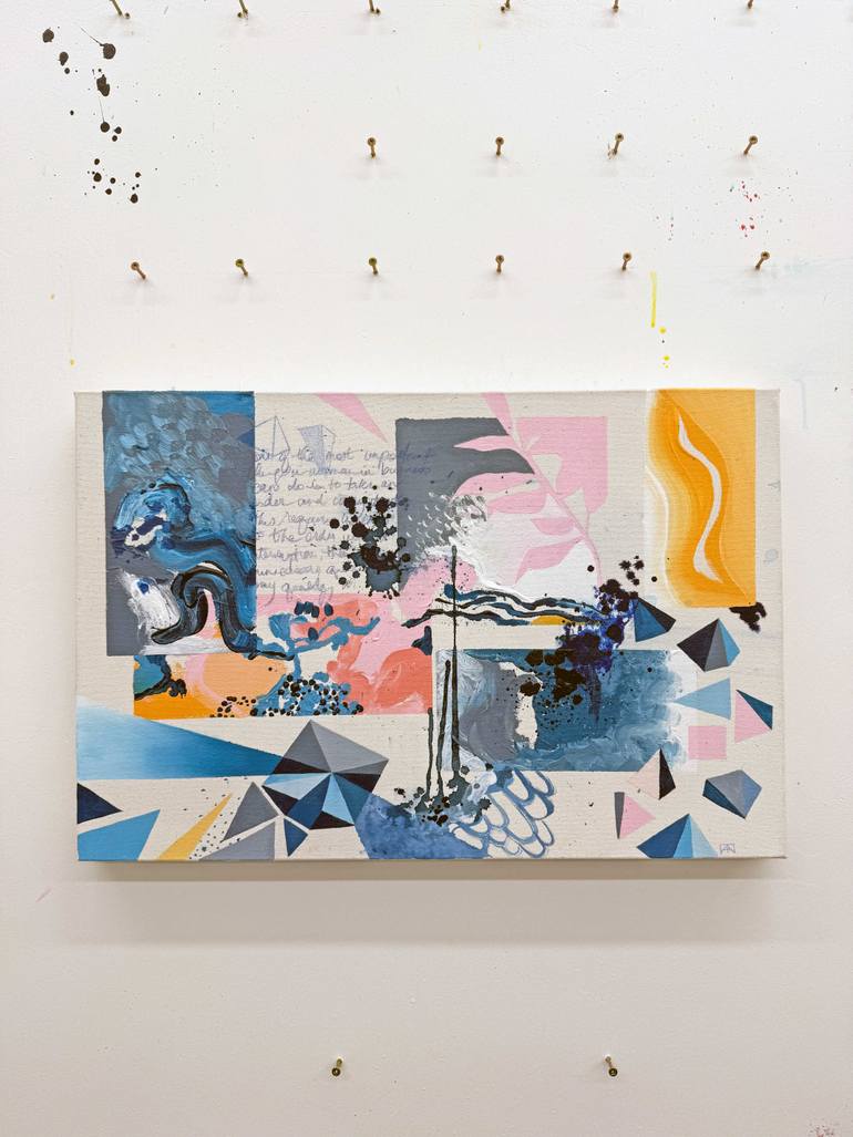 Original Conceptual Abstract Painting by Tania Lacaria