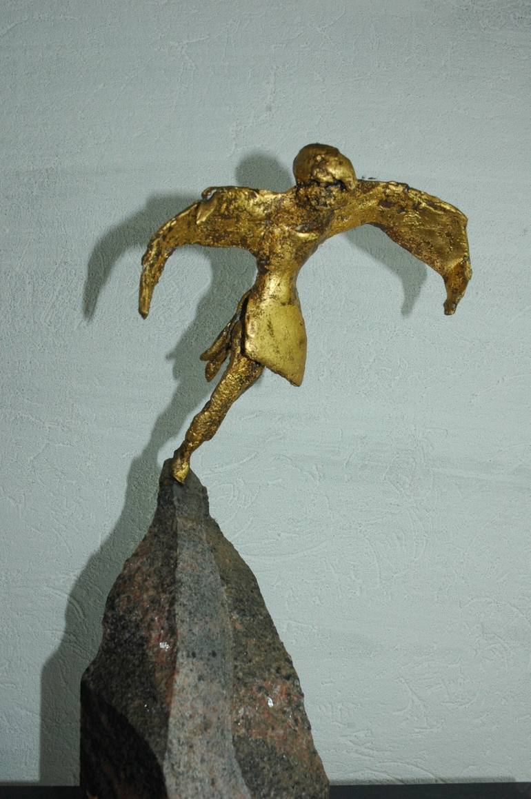 Original Figurative Classical mythology Sculpture by Gabriel S Bikali