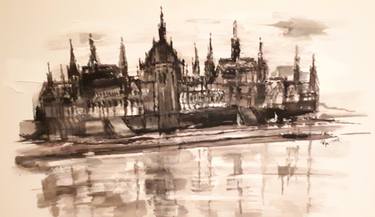 Original Architecture Paintings by Maria W