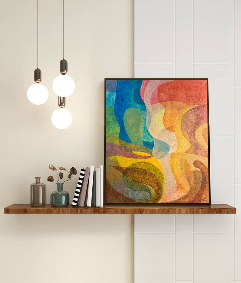 Original Abstract Painting by Thomas Motzenbäcker