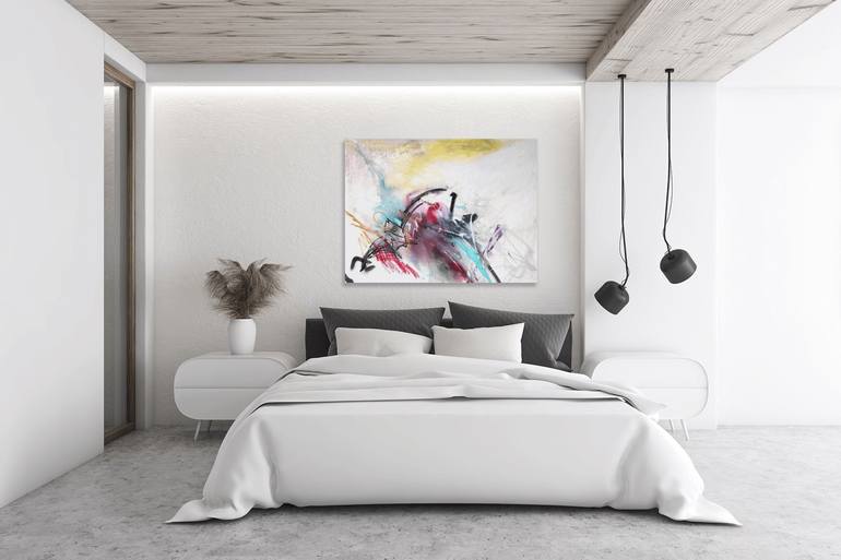 Original Fine Art Abstract Painting by John Beard Fine Art