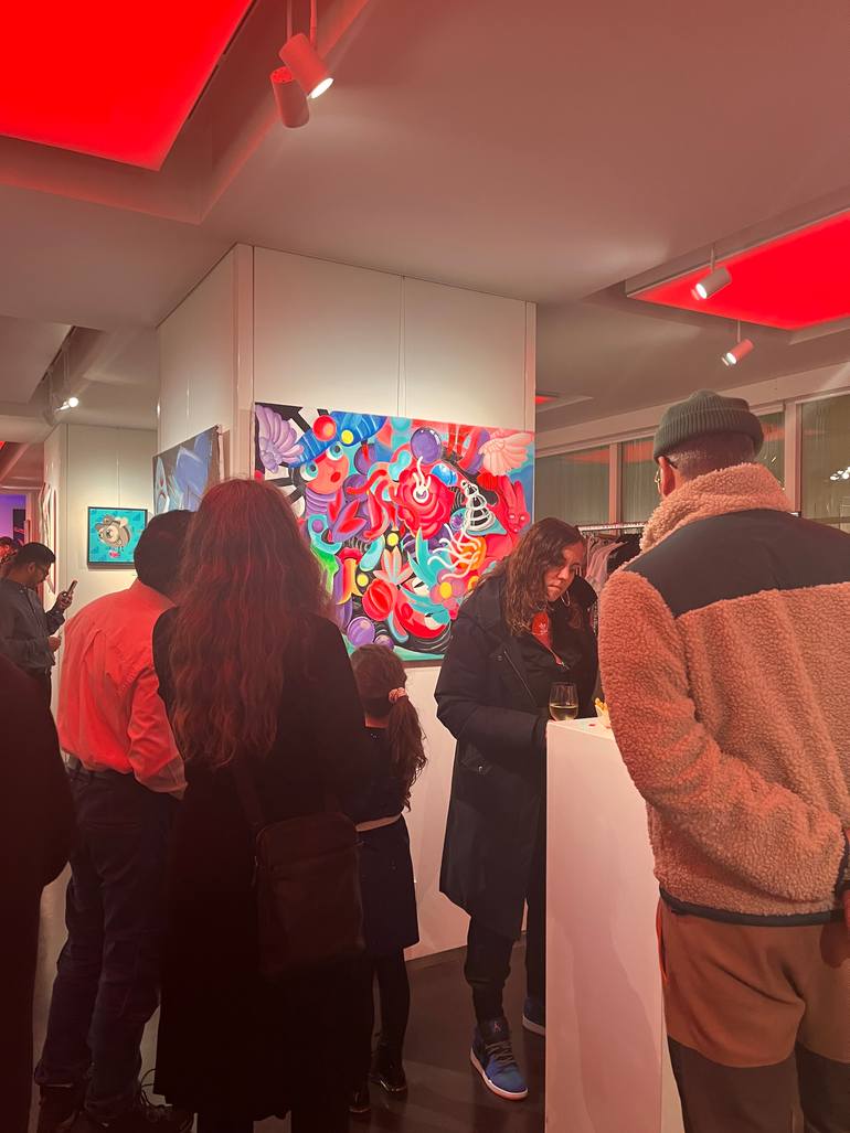 Original Surrealism Fantasy Painting by Acromyx Artist