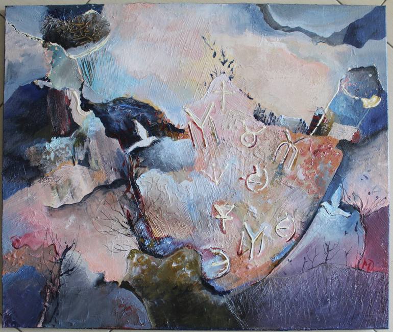 Original Contemporary Abstract Painting by Mira Dimitrova